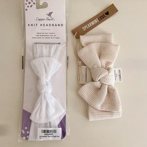 NWT baby headband bows